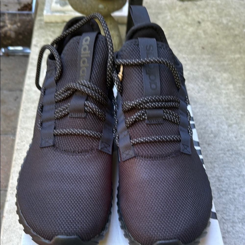 Adidas Black kaptir 3.0 men’s size 8.5 wide with - Picture 2 of 7